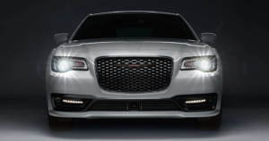 The 2021 Chrysler 300 and it's headlights.