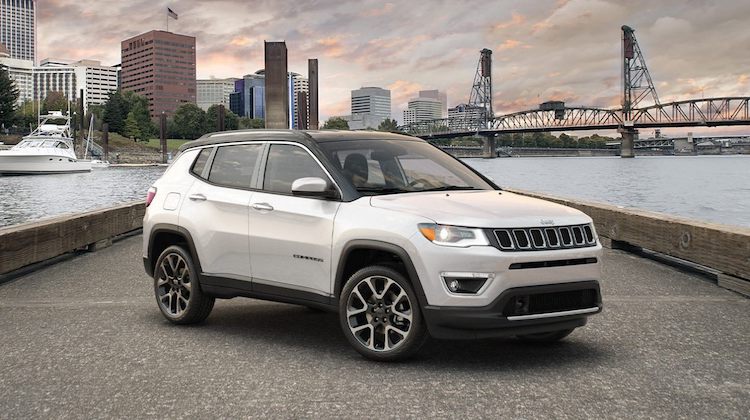 2020 Jeep Compass in the street