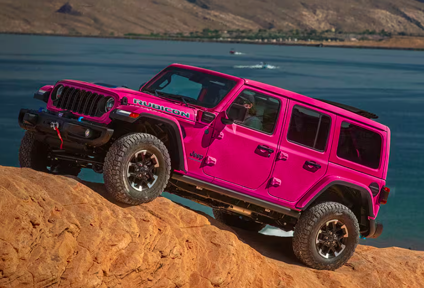 2024 jeep wrangler in tuscadero pink